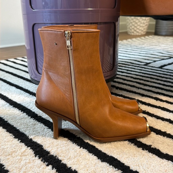 Stella McCartney Shoes - Stella McCartney Square Toe Genuine Leather Boot